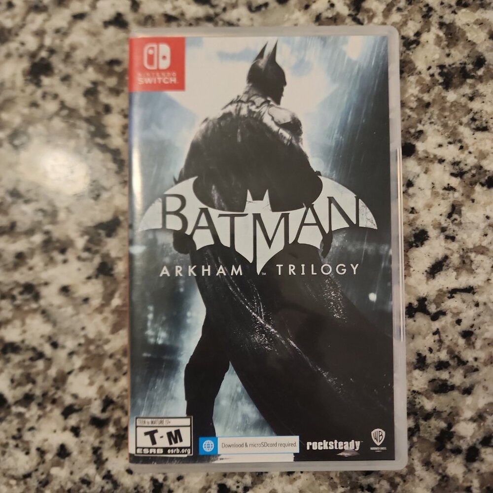 Batman Arkham Trilogy authentic case for Nintendo Switch